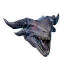 Tête de jeune dragon Fell