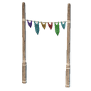 Mât de drapeau II