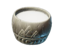 Lait de chèvre frisé