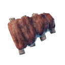 Viande de loup grillée