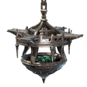 Lustre de crypte en fer