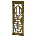 Grand cadre de fenêtre doré
