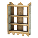 Grand cabinet en bois de palmier