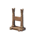Râtelier d'armes de mêlée à une main