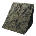 Bloc de toit en feuilles de palmier
