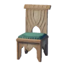Chaise en bois de palmier