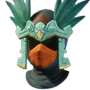 Casque de chasseur de quetzal