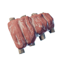 Viande de loup crue