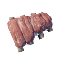 Viande de loup crue