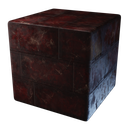 Bloc de marbre rouge