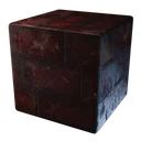 Bloc de marbre rouge