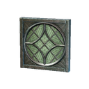 Cadre de fenêtre rond en acier
