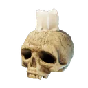 Bougie tête de mort