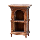 Petite armoire en bois poli