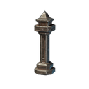 Poteau de clôture en acier