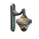Lampe murale en acier