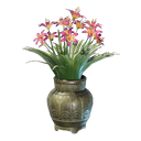 Pot de fleur de lys bicolore